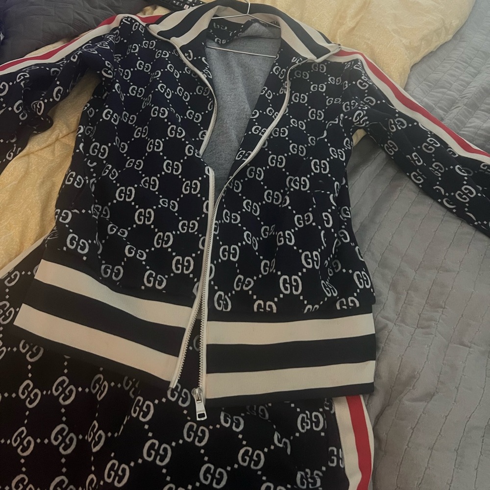 Gucci Monochrome GG Logo Jacket